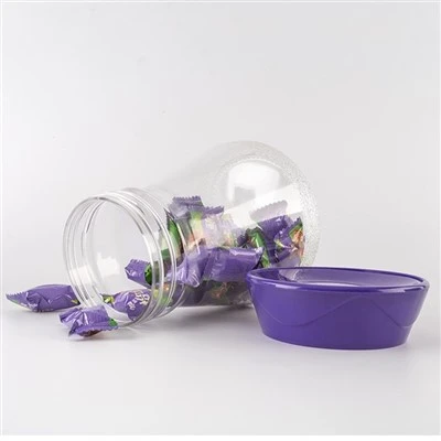 Klare Plastikgläser für Lolly
