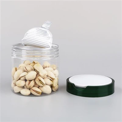 Klarsichtgläser aus Kunststoff mit abziehbarem Deckel