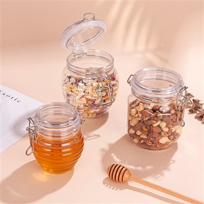 Plastikdosen mit Klemmdeckel